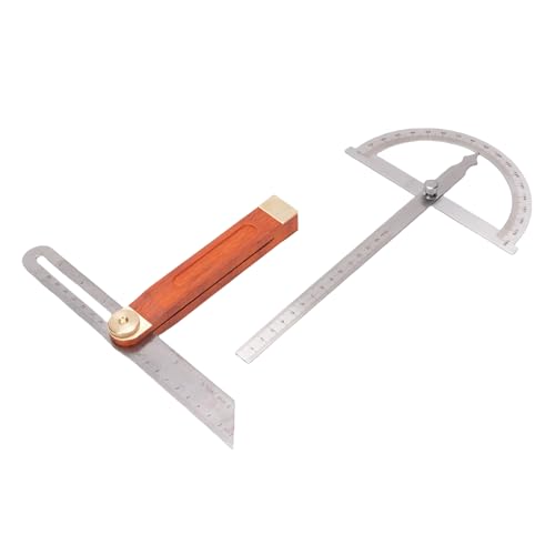 Marhynchus Winkelmesser-Winkelmesser-Messgerät-Winkel Messgerät Edelstahl Messing Holz Einstellbare 360-Grad-Drehung mit Verriegelung Nuss für Holz Bearbeitung Bau Technik Handwerk Marhynchus Winkelmesser-Winkelmesser-Messgerät-Winkel Messgerät Edelstahl Messing Holz Einstellbare 360-Grad-Drehung mit Verriegelung Nuss für Holz Bearbeitung Bau Technik Handwerk von Marhynchus
