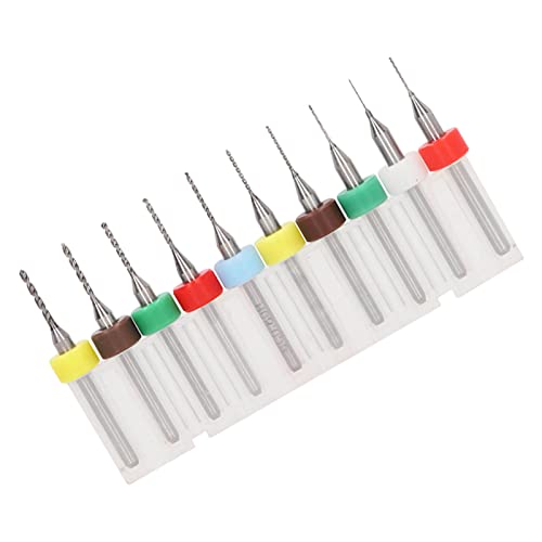 Marhynchus Wolfram -Stahl -Drehbohrer Bit Set Starke Abriebfestigkeit für Hardware und Plastikreinigung und schnitzen (0,3-1,2 mm) von Marhynchus