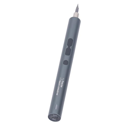 Mini-Elektroschraubendreher-Set, USB-Stiftform, mit Magnetischen Bits für die Reparatur von Tablet-Telefonen, Uhren, Kameras, 2 Stunden Ununterbrochenes Arbeiten, 3 Nm von Marhynchus