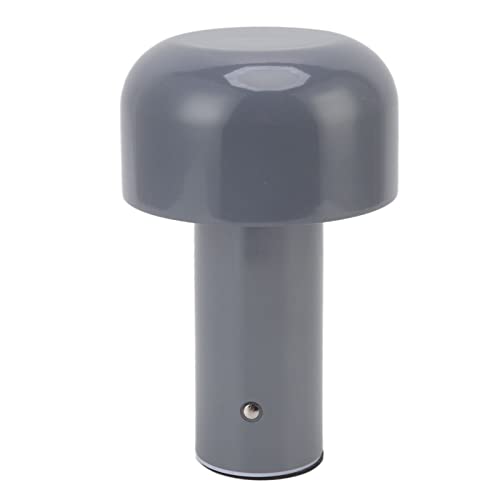 Mushroom Light Iron Acryl Dimmbare Pilz-Nachtlampe 3 Farbtemperatur Dimmbar USB Typ C (Grau) von Marhynchus