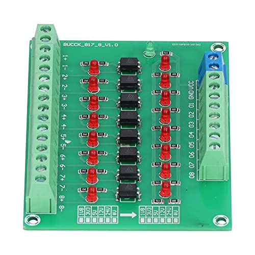 Optisches 8-Kanal-Isolationsmodul 24 V Bis 5 V Optokoppler-SPS-Signalwandlerplatine Zur Signalisolierung von Marhynchus