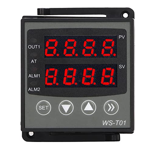 PID-Thermostat, PID-Temperaturthermostatregler DC 24 V, Doppelanzeigefenster, Temperaturregler von Marhynchus