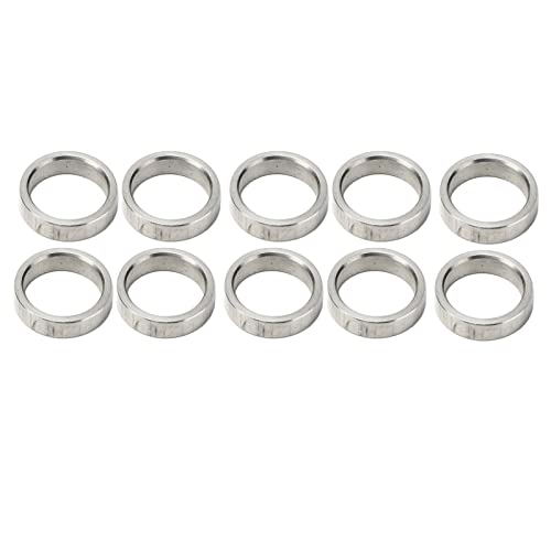 Packung mit 10 Unterlegscheiben-Abstandshalter-Set, Befestigungsteile Dichtungshaltering Edelstahl Innendurchmesser 12 Mm Außendurchmesser 15 Mm Hardware-Unterlegscheiben-Sortiment-Set(3515-0015-0040) von Marhynchus