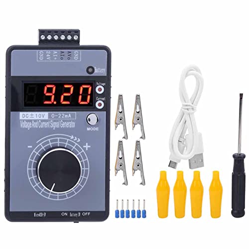 Signalgenerator Einstellbarer Mini-Funktionsgenerator mit LCD-Display Strom Spannung Analoggenerator DC 0‑10 V 0/0‑22 MA von Marhynchus