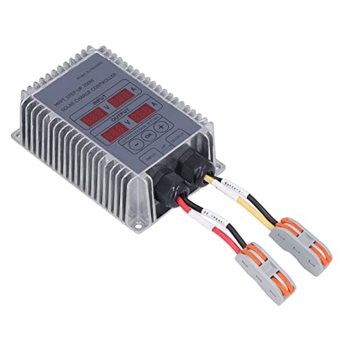 Solarladeregler Wasserdichter MPPT-Boost-Solarladeregler mit Display 24-85-V-Solarpanel Batterie Intelligenter Regler (400 W) von Marhynchus