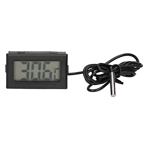 TS-806 Digitaler Elektronischer Temperaturmesser, LED-Display-Thermoelement-Thermometer mit Externer Sonde für Klimaanlagen, Kühlschranktemperaturerkennung von Marhynchus