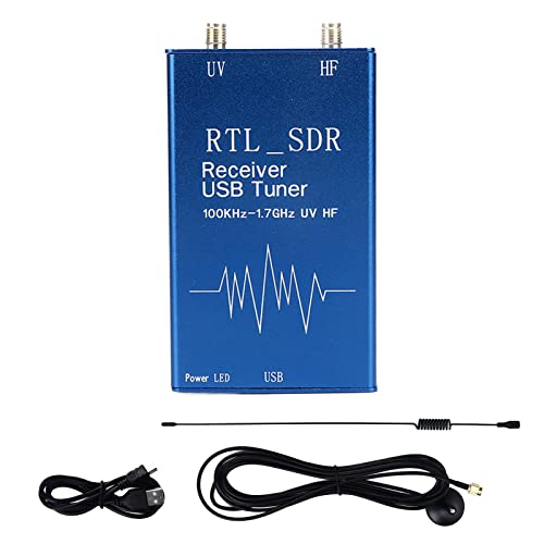 USB-Tuner-Receiver, RTL SDR USB-Tuner-Receiver, RTL SDR-Tuner-Receiver-Set, Vollband-USB-Tuner-Receiver, Amateurfunk-Receiver, 100 KHz Bis, Receiver von Marhynchus