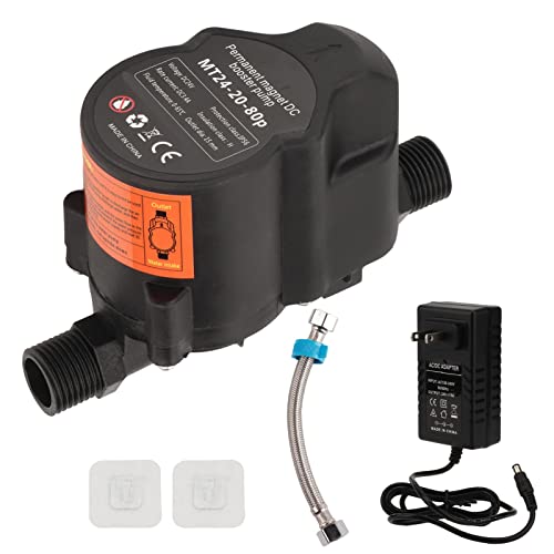 Vollautomatische Wasserdruckerhöhungspumpe, Geräuscharm, Kleiner Duschverstärker, Umwälzpumpe mit Wassermangelschutz (EU-Stecker) von Marhynchus
