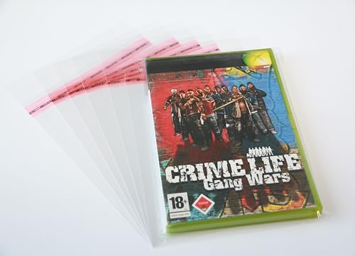 Mari-Medienverpackungen 100 St. Schutzhüllen kompatibel mit 14 mm X-Box Hüllen, glasklar, verschließbar mit 30 mm Klappe und Adhäsionsverschluss 152 x 198 mm Mari-Medienverpackungen 100 St. Schutzhüllen kompatibel mit 14 mm X-Box Hüllen, glasklar, verschließbar mit 30 mm Klappe und Adhäsionsverschluss 152 x 198 mm von Mari-Medienverpackungen