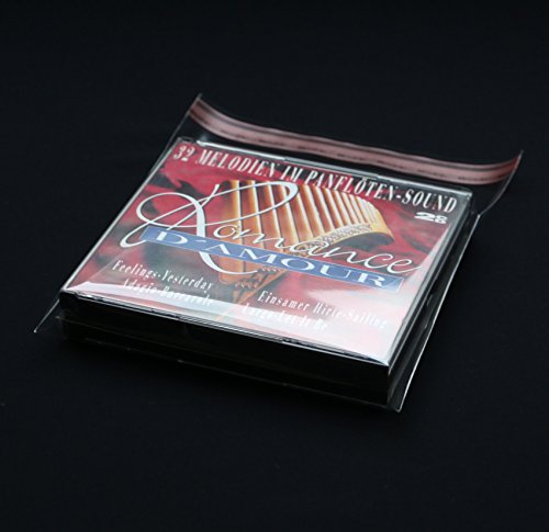 100 St. Schutzhüllen für Doppel CD Jewel Case und 4-Fach CD Box 169 x 138 mm + 64 mm Klappe 40 mµ Folie hochtransparent 100 St. Schutzhüllen für Doppel CD Jewel Case und 4-Fach CD Box 169 x 138 mm + 64 mm Klappe 40 mµ Folie hochtransparent von Mari-Medienverpackungen