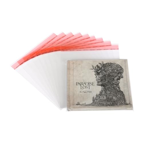 Mari-Medienverpackungen Schutzhüllen glasklar für 1 CD-Digibook mit Klappe & Adhäsionsverschluss (50 STK.), wiederverschließbar, auch hochkant nutzbar von Mari-Medienverpackungen