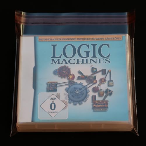100 St. Schutzhüllen kompatibel mit Nintendo DS Spiele Box, 157 x 132 mm + 46 mm Klappe, Medien, Case, Videospielkonsole von Mari-Medienverpackungen
