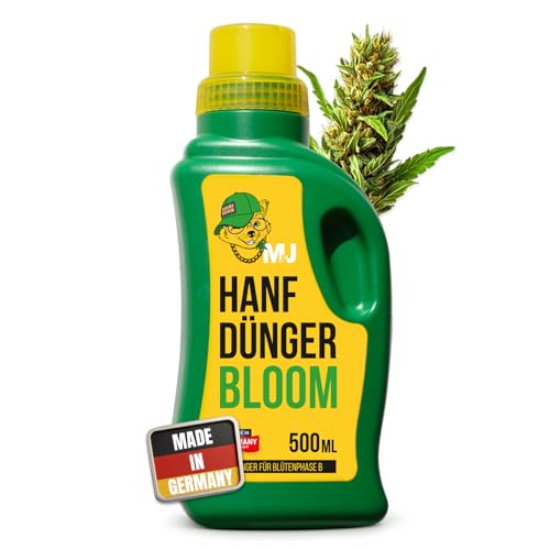 Mari & Juan Hanf Dünger 0,5 l – Cannabis Dünger für die Blütephase Deiner Cannabis Pflanzen | Mineralischer Dünger Cannabis Pflanzen mit NPK 4-6-8 + Spurenelementen – ideal für Bloom Dünger von Mari & Juan