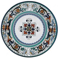 Rich Deruta Blue Tischplatte von MariMaiolicheDeruta