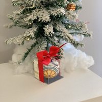 Weihnachtskugel 8 cm Ricco Deruta von MariMaiolicheDeruta