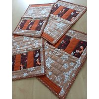 Patchwork Telleruntersetzer 4 Er-Set Patchwork Telleruntersetzer 4 Er-Set von MariaPatchWorks