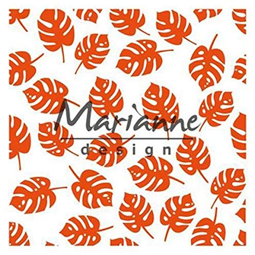 Marianne Design, Design Ordner, Tropische Blätter, Prägefolder für Papierbasteln, 15,1 x 15,3 cm von Marianne Design