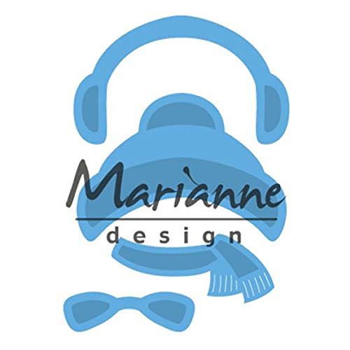Marianne Design Creatables Kim's Buddies Winter Set, Metal, Blue, 8.0 x 16.0 x 0.5 cm von Marianne Design