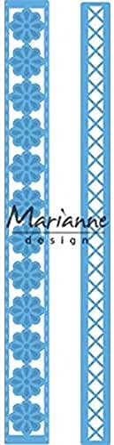Marianne Design Creatables Präge- und Stanzschablone, Lange Grenze, für Handwerksprojekte von Marianne Design
