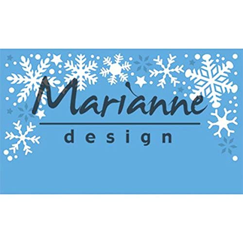 Marianne Design Creatables Snowflakes Border, Metal, Blau, 8.0 x 18.5 x 0.5 cm von Marianne Design