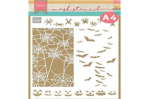 Marianne Design Kunst und Handwerk Mask Schablone, Slimline-Halloween, für Scrapbooking, Kartengestaltun und Papierbasteln von Marianne Design