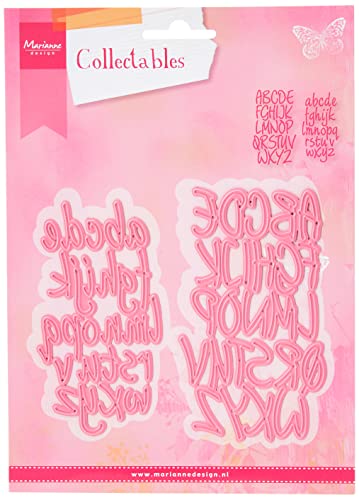 Marianne Design MDCOL1397 Ecstasy Crafts Collectables Stanz-Alphabet, Metall, rosa, 20.2 x 15.2 x 0.2 cm Marianne Design MDCOL1397 Ecstasy Crafts Collectables Stanz-Alphabet, Metall, rosa, 20.2 x 15.2 x 0.2 cm von Marianne Design