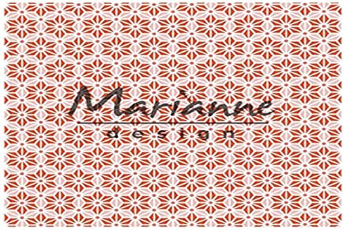Marianne Design Ordner 3D Japanse Star, Plastik, Orange, 21.5 x 17.0 x 0.5 cm von Marianne Design