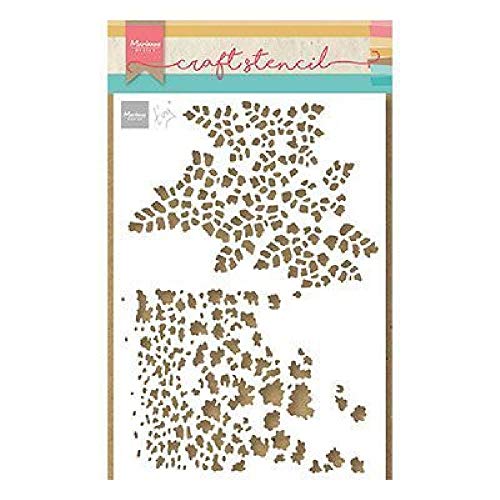 Marianne Design PS8078 Kunst und Handwerk Mask Schablone, Schmetterlings-Texturen, für Scrapbooking, Kartengestaltun und Papierbasteln, weiß, Einheitsgröße von Marianne Design