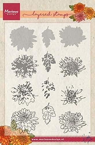 Marianne Design Tiny 's Chrysant Schichtung Stempel Set, transparent Marianne Design Tiny 's Chrysant Schichtung Stempel Set, transparent von Marianne Design