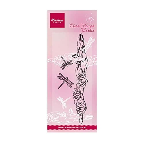 Marianne Design Transparente Stempel Tiny's Border Seerose, Silikon, 7.5 x 18.5 x 0.5 cm Marianne Design Transparente Stempel Tiny's Border Seerose, Silikon, 7.5 x 18.5 x 0.5 cm von Marianne Design