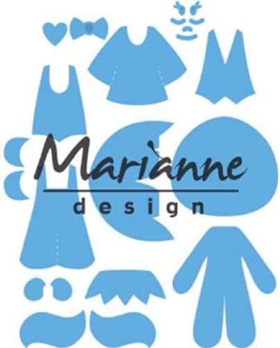 Stanz- und Prägeschablone - Marianne Design - Kim's Buddies von Marianne Design