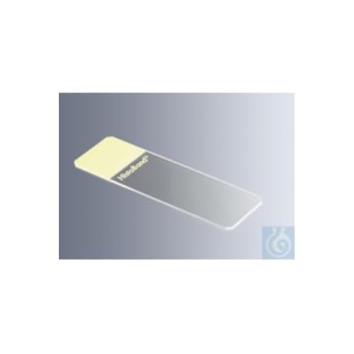 Marienfeld HistoBond + S Kalknatronglas Klebemikroskop-Objektträger mit 90° Geschliffenen Kanten, 4 Ecken Geschliffen, 45° Abgeschrägt, Gelb, 76 mm Tiefe, 26 mm Breite, 1 mm Stärke, 2000 Stück Marienfeld HistoBond + S Kalknatronglas Klebemikroskop-Objektträger mit 90° Geschliffenen Kanten, 4 Ecken Geschliffen, 45° Abgeschrägt, Gelb, 76 mm Tiefe, 26 mm Breite, 1 mm Stärke, 2000 Stück von Marienfeld
