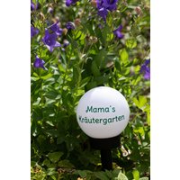 Solarleuchte Für Indoor Und Outdoor/Mamas Käutergarten Solarlicht Ø 15 cm von MariesKreativbox