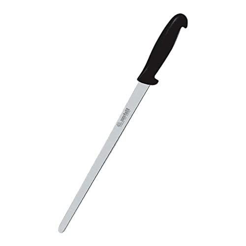 Marietti 1141P PROSCIUTTO STRETTO Praktisch Aufschnittmesser, Glatte Klinge, Schwarz, 28cm Klingenlänge Marietti 1141P PROSCIUTTO STRETTO Praktisch Aufschnittmesser, Glatte Klinge, Schwarz, 28cm Klingenlänge von Marietti