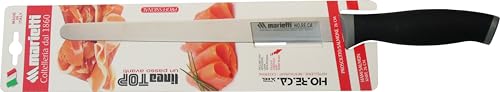 Marietti 1240TP PROSCIUTTO Schinkenmesser, Glatte Klinge, Schwarz/Grau, 26cm Klingenlänge von Marietti