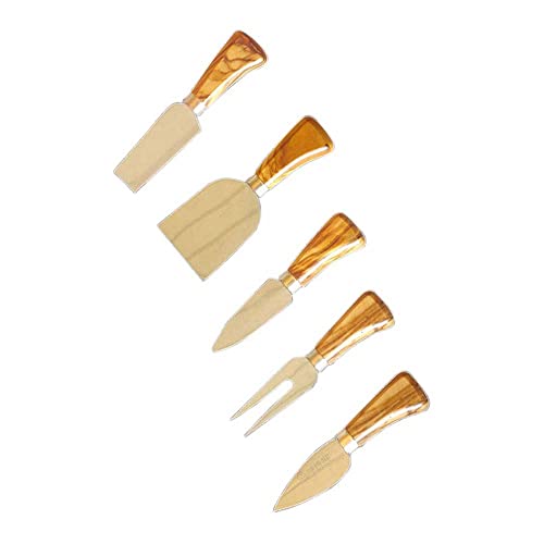 Marietti 1902CL 5 tlg. Parmesanmesser-Set mit Holzkasten Marietti 1902CL 5 tlg. Parmesanmesser-Set mit Holzkasten von Marietti