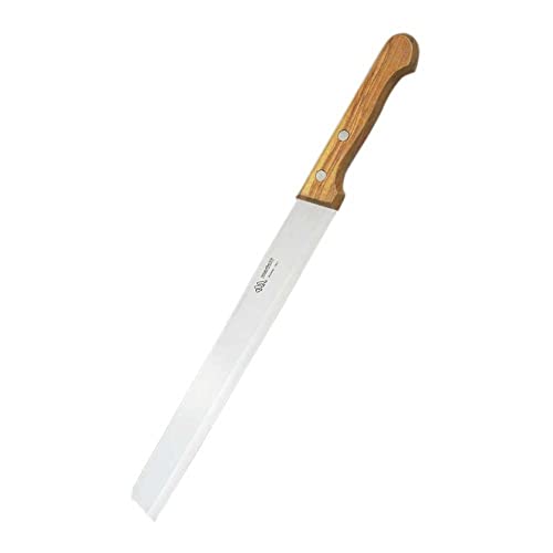 Marietti 462.00 SALUMI Aufschnittmesser mit Genietetem Holzgriff, 24 cm Glatte Klinge von Marietti