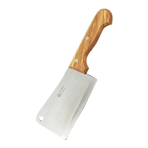 Marietti 476.00 FALCETTA Fleischermesser mit Genietetem Holzgriff, 14 cm Glatte Klinge von Marietti