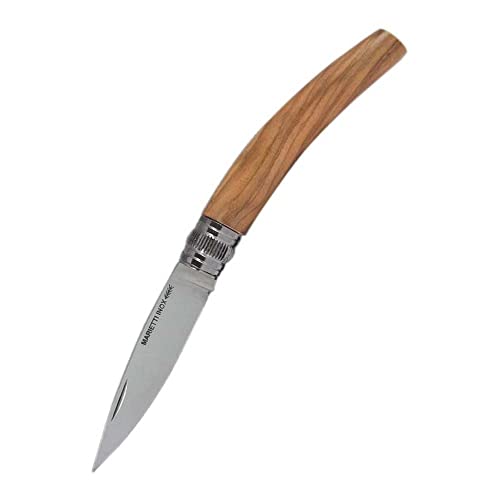 Marietti TG09UL GOBBO Traditionelles Messer mit Jutebeutel, 9 cm Glatte Klinge von Marietti