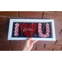 Ich Liebe Dich Blumenkasten | Herz Shadowbox, Süßes Geschenk Für Freundin, Sie, Valentinstag Geschenkidee von MariiposaBella