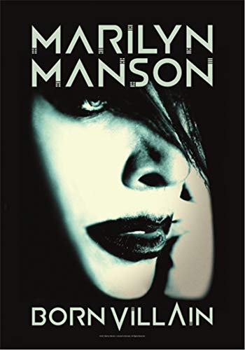 MARILYN MANSON POSTERFLAGGE FAHNE BORN VILLAIN von Heart Rock