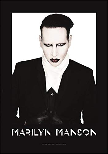 Marilyn Manson Proper Flagge Standard von Heart Rock