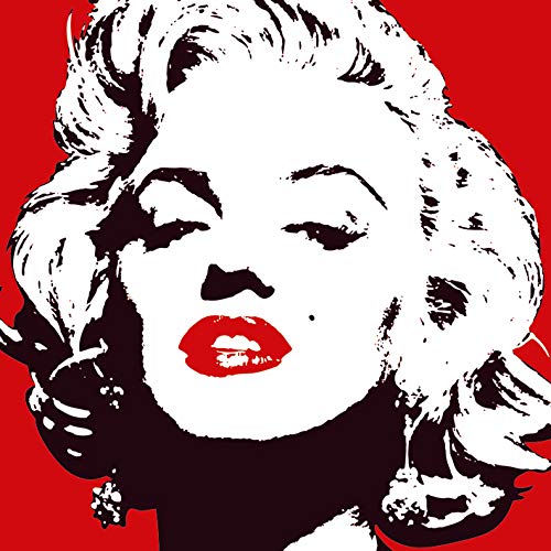 Marilyn Monroe Leinwanddruck, Holz, Mehrfarbig, 85 x 85 cm von Pyramid International