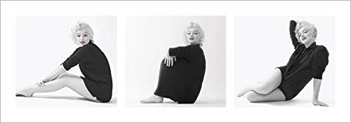 Marilyn Monroe "Sweater Triptych 33 x 95cm Kunstdruck von Marilyn Monroe
