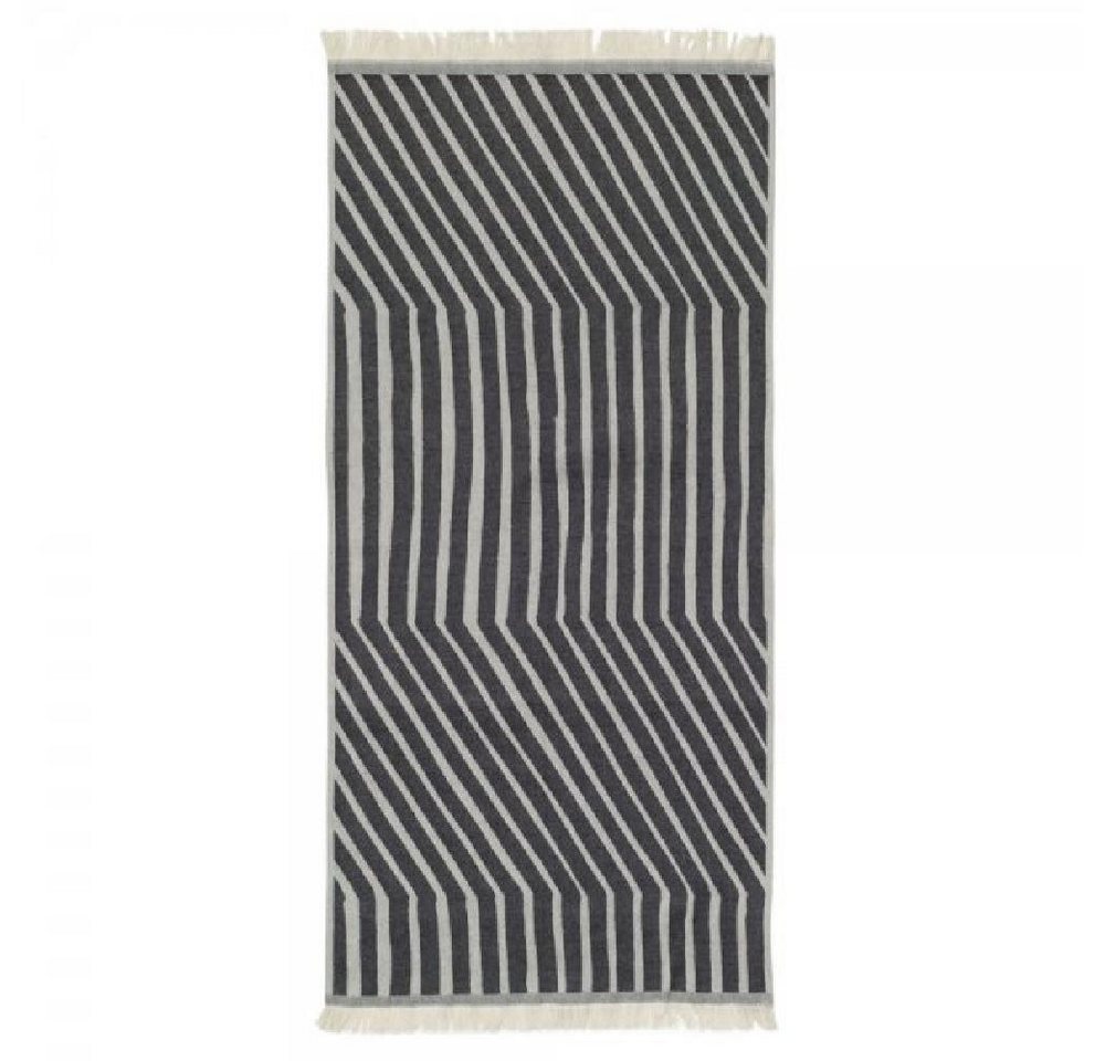 Marimekko Badetücher Handtuch Kalasääski Off White / Charcoal (50x100cm) von Marimekko
