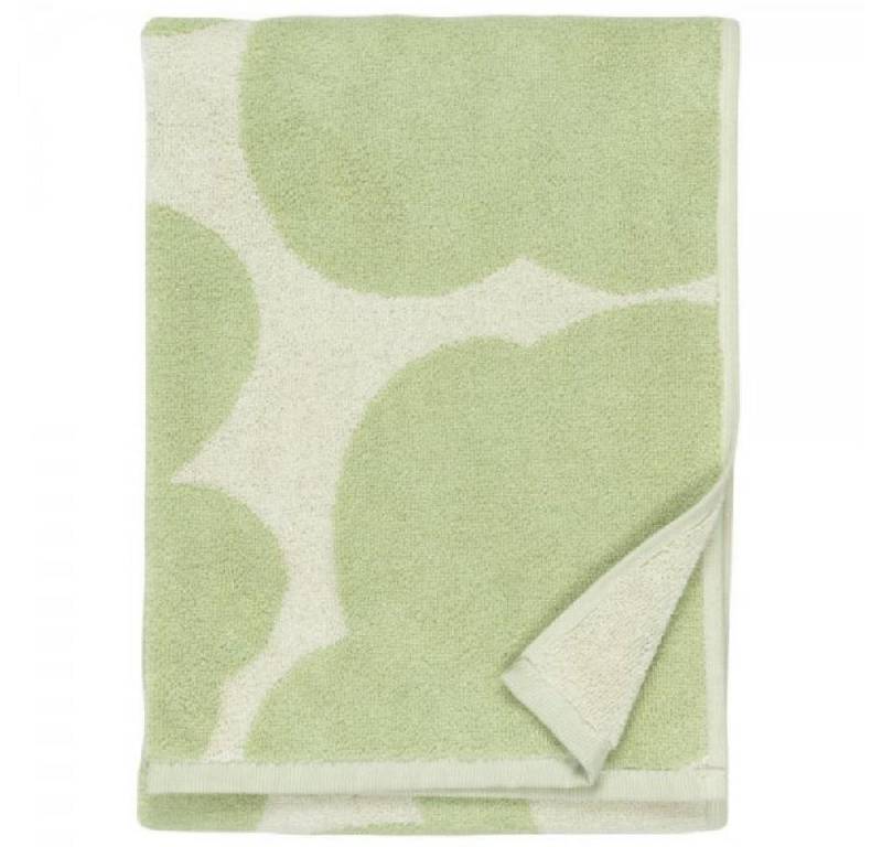 Marimekko Badetücher Handtuch Unikko Off White / Sage (50x70cm) von Marimekko