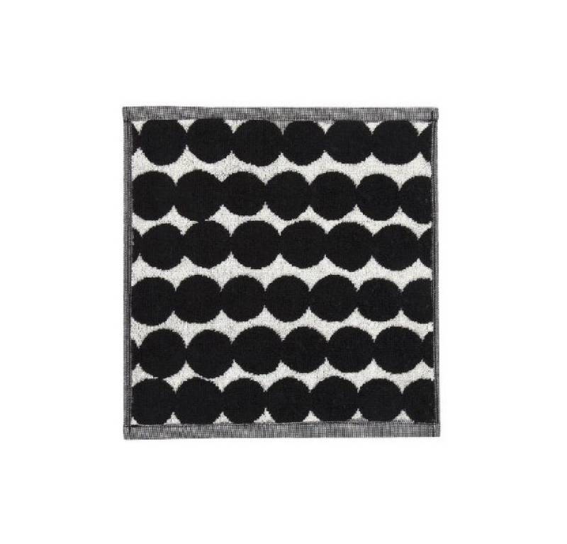 Marimekko Badetücher Mini-Handtuch Räsymatto Weiß-Schwarz (30x30cm) von Marimekko
