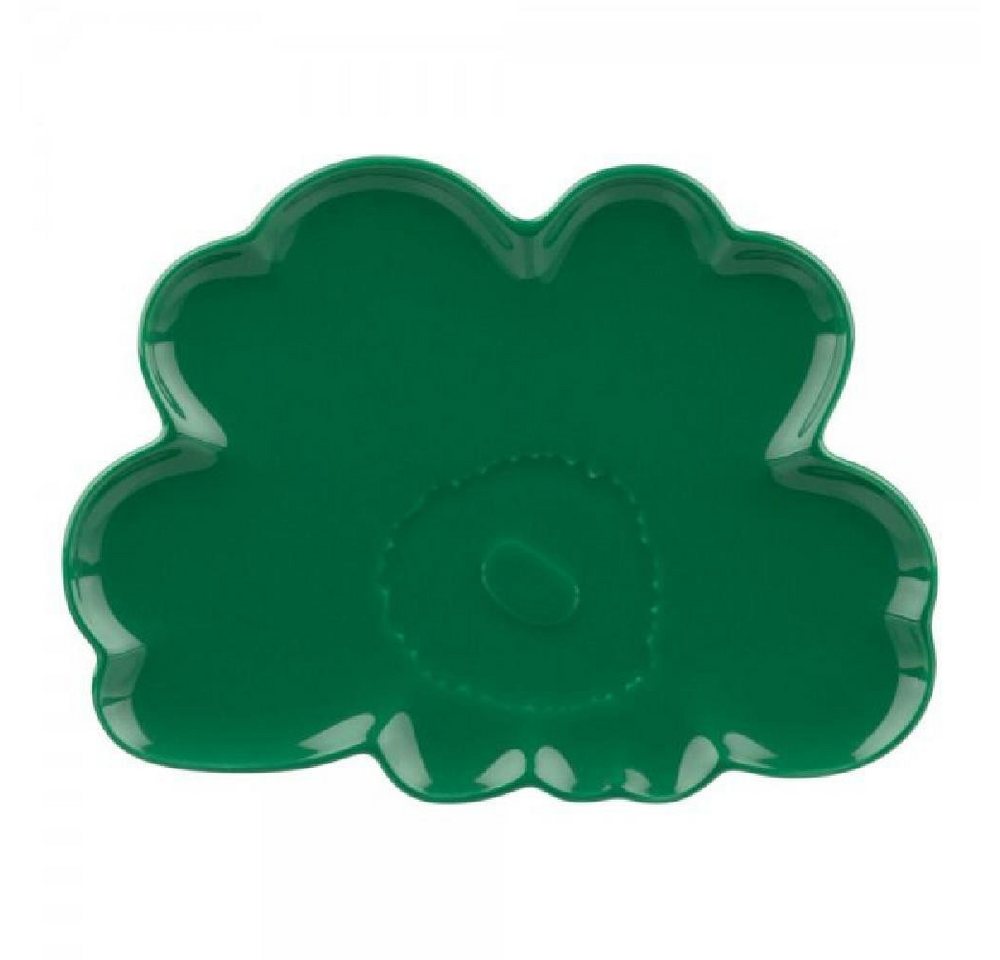 Marimekko Frühstücksteller Servierplatte Unikko Blumenförmige Green (19 cm) von Marimekko