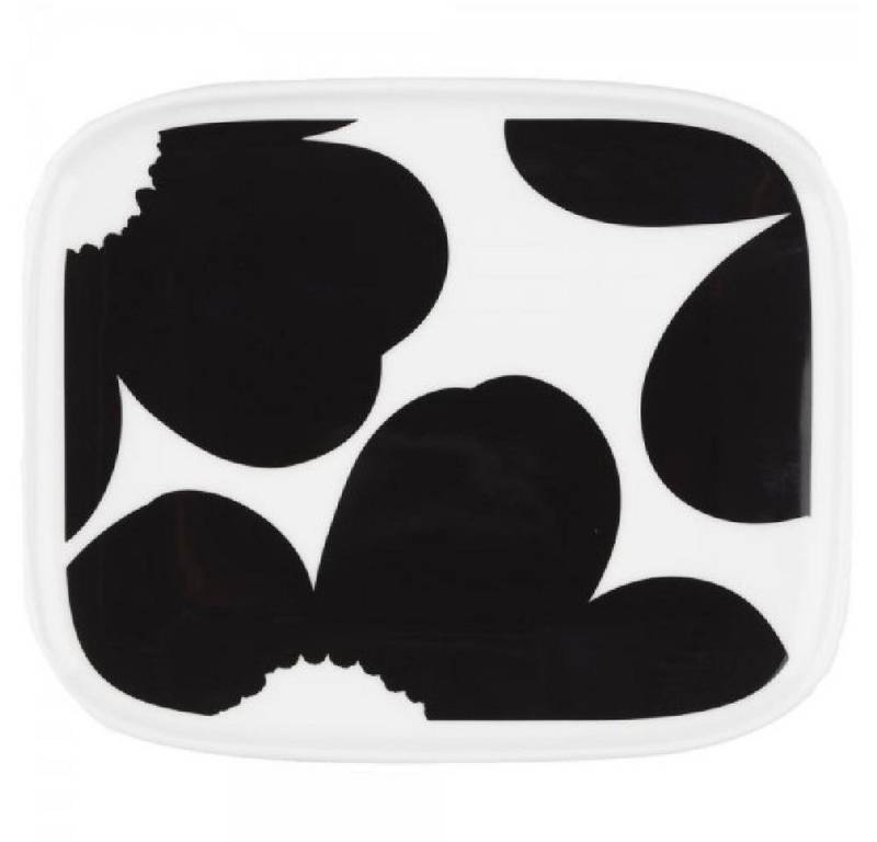 Marimekko Frühstücksteller Teller Oiva Iso Unikko White Black (15x12cm) von Marimekko