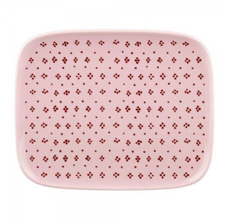 Marimekko Frühstücksteller Teller Oiva Muija Light Pink Chestnut (15x12cm) von Marimekko